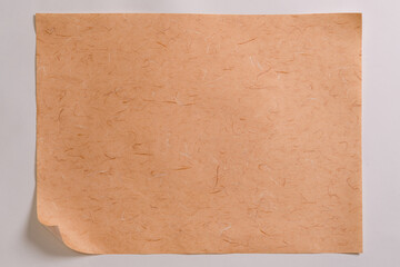 日本の和紙のイメージ（影付き）