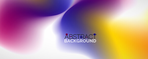 Fluid color gradient abstract background, trendy colorful wallpaper. Vector illustration for placards, brochures, posters, banners and covers