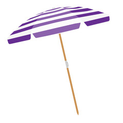 Beach umbrella vector