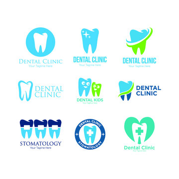 Dental logo template 