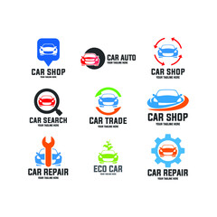 Car icon set 