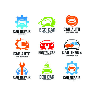 Car icon set 