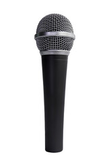 Microphone isolated on white background. clipping path.