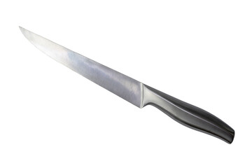 Slicing knife isolated on white background with clipping path.