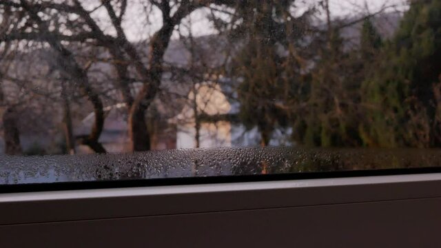 ventilation problem in a house. window condenses