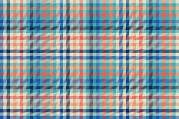 fabric texture of traditional checkered gingham seamless ornament, colors from old posters from the 50s for plaid, tablecloths, shirts, clothes, dresses, tartan