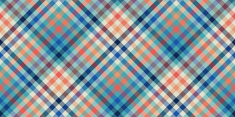 fabric texture of traditional checkered gingham repeatable diagonal ornament, colors from old posters from the 50s for plaid, tablecloths, shirts, clothes, dresses, tartan