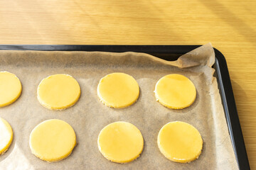 プレーンクッキーを作るイメージ