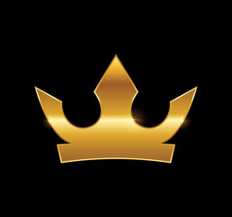 Golden Crown Simple Logo