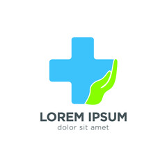 Obraz premium Cross Sign Medical Logo Health Symbol Pharmacy Icon. Flat Vector Logo Design Template Element 