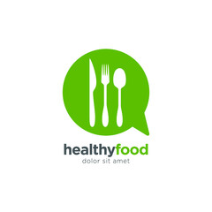 Healthy Food Logo Template