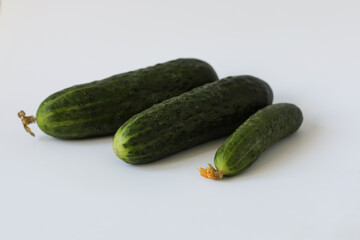 cucumbers on a table