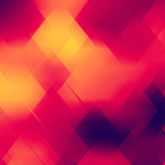 abstract yellow red orange pink gradient diamond square geometric pattern background