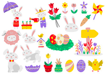 Easter Vector illustration for banner