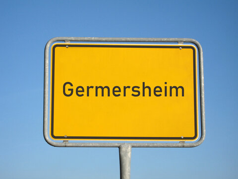 Ortsschild Germersheim
