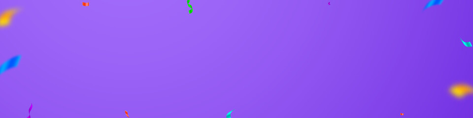 Streamers and confetti. Colorful streamers tinsel