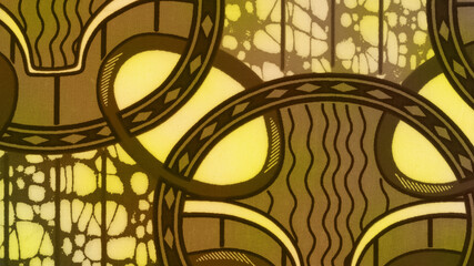 African fabric – Colorful pattern