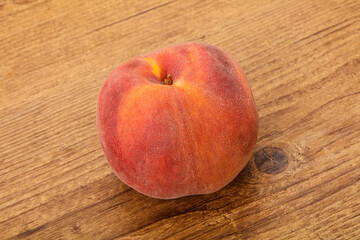 Fresh ripe sweet peach fruit