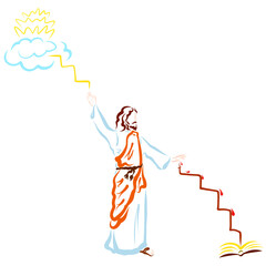 Jesus Opens the Way to Heaven Through His Wounds and the Bible