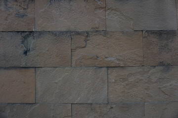 The shadow of the old gray cement wall surface with cracks    