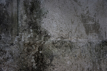 The shadow of the old gray cement wall surface with cracks    