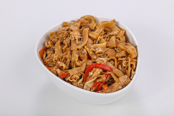 Asian style - fried noodle with pork