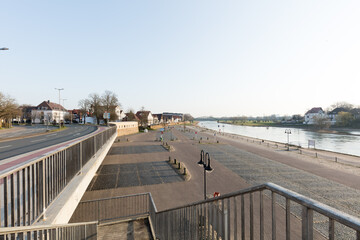 Schlagde, Parkplatz in Minden, NRW, Deutschland