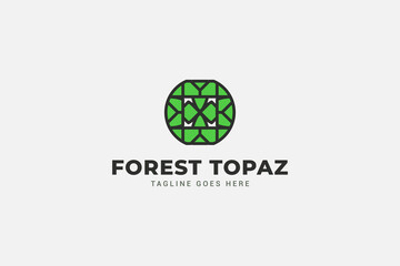 Fototapeta na wymiar Abstract Leaf logo with a simple and minimalist concept for your brand identity