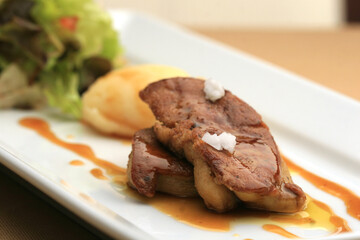 Foie Gras with Mashed Potatoes