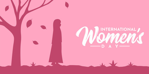 International Women's Day Celebration Illustration Template Design