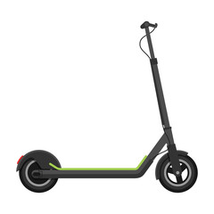 Kick scooter Isolated vector illustration