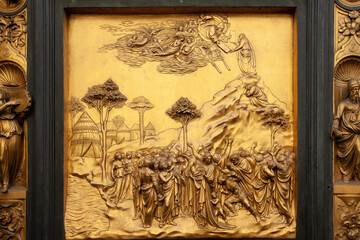  Baptistery , Panel of the Door of Paradise