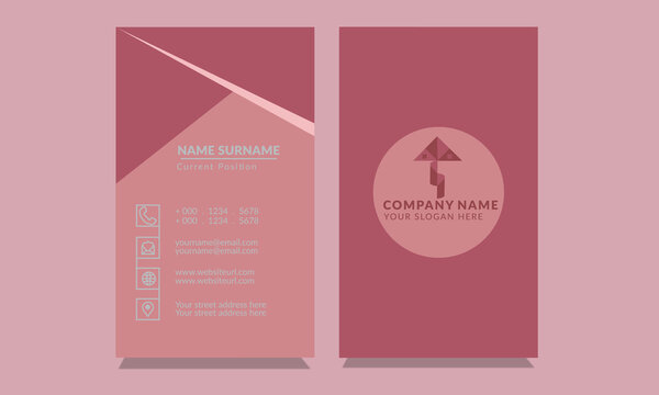 newest corporate professional construction real estate business card template.