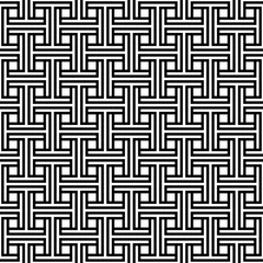 Seamless abstract geometric background. Vector black pattern