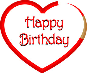 vector cartoon happy birthday card