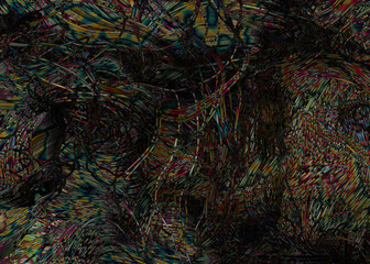 Abstract Perlin Noise Background Computational Generative Art illustration