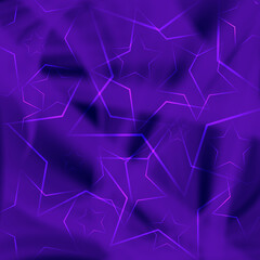 Delicate strokes of intersecting violet cells with jagged stripes and lines. Enjoy life along with beautiful things.