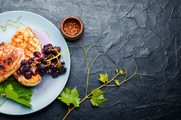 Roast chicken fillet