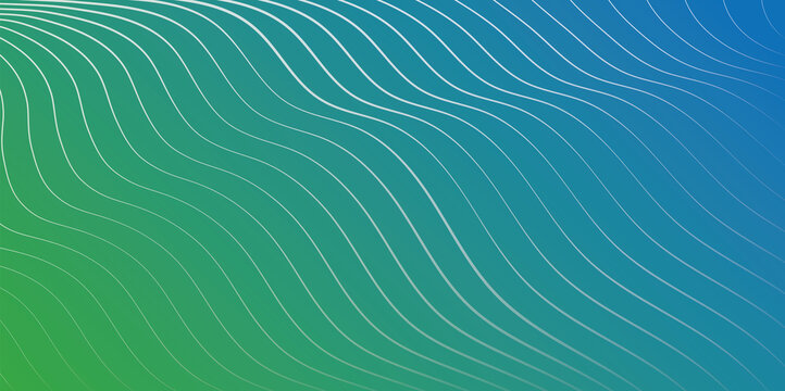 Green Blue Wave Background