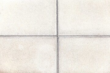 Fototapeta premium Vintage white sandstone floor tile texture and seamless background