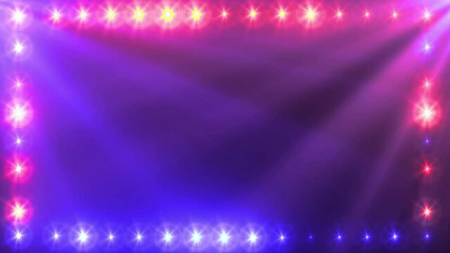 stage glow LED light loop animation	