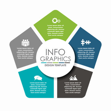 Infographic design template with place for your data. Vector illustration.