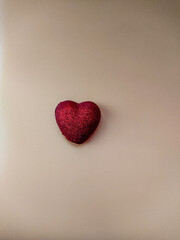 heart shaped cookie