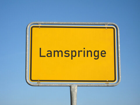 Ortsschild Lamspringe