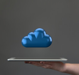 Cloud computing, Cloud computing and Big data concept, Cloud computing technology internet concept...