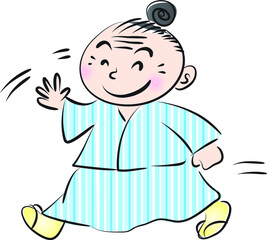 vector drawing grandmather emoji set