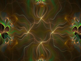 Imaginatory fractal background Image