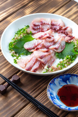 日本の刺し身　和食イメージ