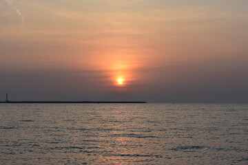 Sonnenuntergang am Meer