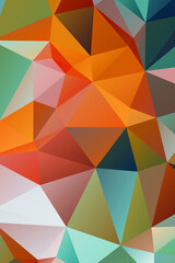 Abstract Color Polygon Background Design, Abstract Geometric Origami Style With Gradient. Presentation,Website, Backdrop, Cover,Banner,Pattern Template